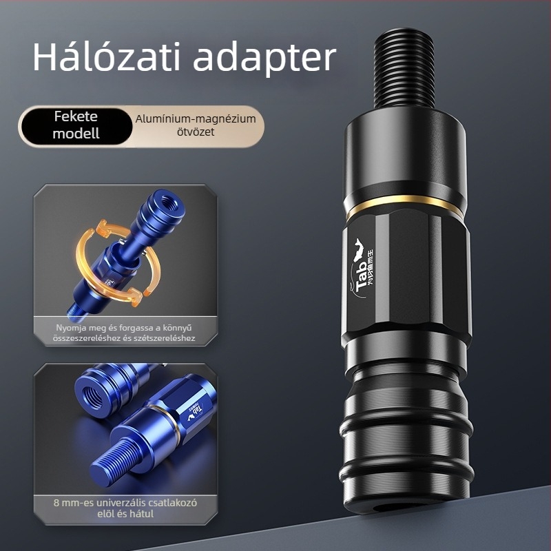 Tab hálófej és nyél adapter – gyors csatlakozás, gyors kioldás, anti-rotációs hálófej és tartozékok a hálóhoz