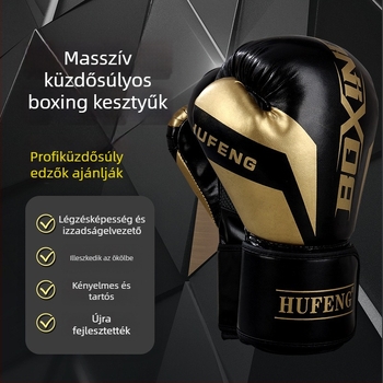 Edzőboxkesztyűk – PU habos tömés, kézre illeszkedő kialakítás, 0,5 kg, alkalmas felnőttek és gyerekek boksz, sanda és taekwondo edzéséhez.