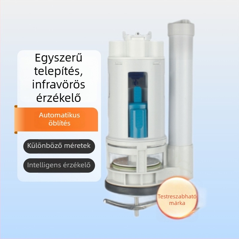 Jie Ai Intelligens WC lefolyó szelepe automata öblítéssel, infravörös érzékelő és távirányító – ABS