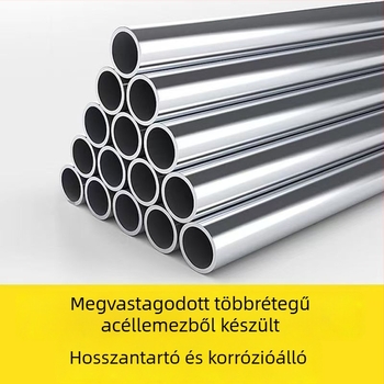 Rozsdamentes acélból készült halászháló-nyél, többfunkciós villa, teleszkópos, 3–6 részes, összecsukható, kompatibilis a hálófejjel, gyümölcs szedővel, kés és horoggal