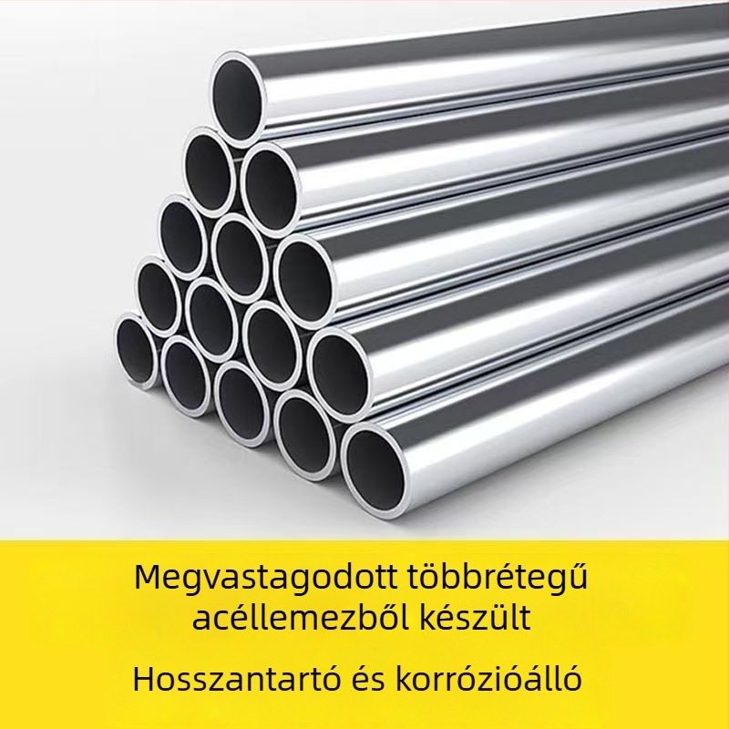 Rozsdamentes acélból készült halászháló-nyél, többfunkciós villa, teleszkópos, 3–6 részes, összecsukható, kompatibilis a hálófejjel, gyümölcs szedővel, kés és horoggal