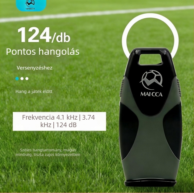 MAICCA síp, ABS+ kompozit anyag, MK-3100 modell, 200 darab dobozban, logónyomtatás kérésre