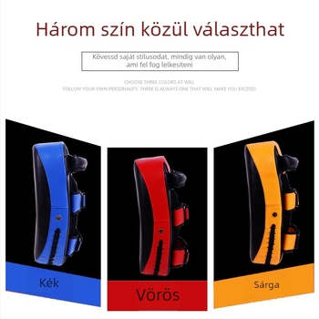 Viselhető edző célpont bokszhoz és Taekwondohoz – ív alakú, Huayun, PU anyag, felnőtt használatra