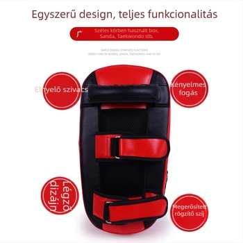 Viselhető edző célpont bokszhoz és Taekwondohoz – ív alakú, Huayun, PU anyag, felnőtt használatra