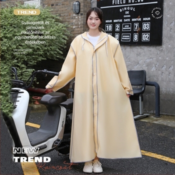 Gyerekeknek készült esőponcsó, vastag EVA anyaggal, leválasztható kivitelben, gyerekeknek, túrázásra és kerékpározásra