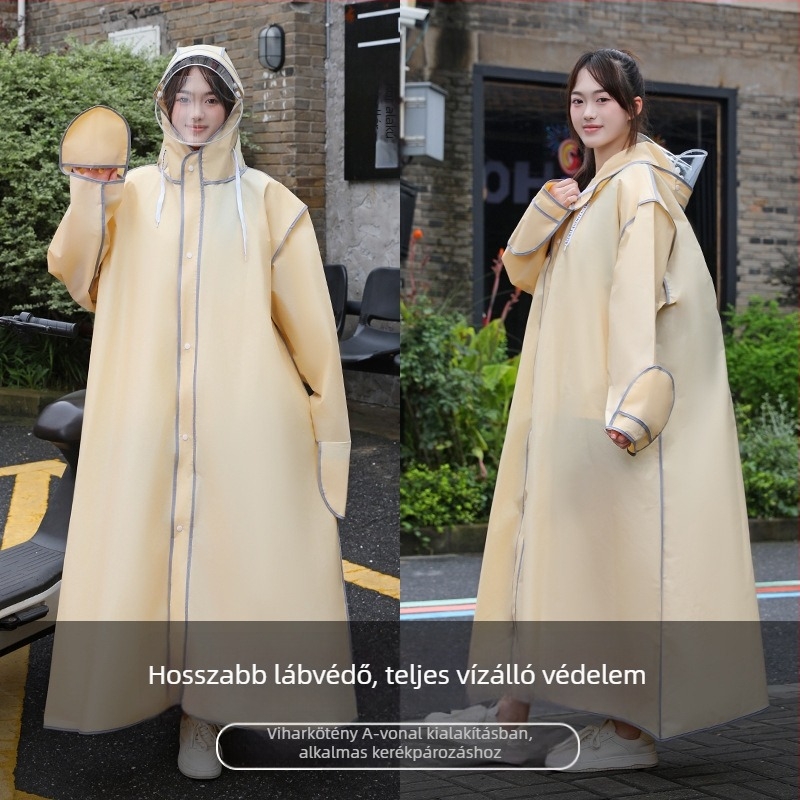 Gyerekeknek készült esőponcsó, vastag EVA anyaggal, leválasztható kivitelben, gyerekeknek, túrázásra és kerékpározásra