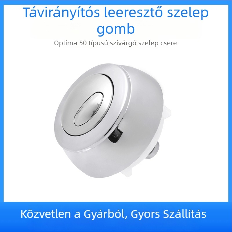 Optima 50 WC öblítő gomb kábelvezérlésű, francia stílusú, kettős gombos szeleppel, ABS