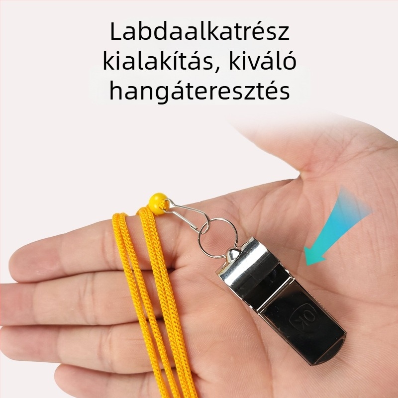 Fém-plasztik síp gyerekeknek – sport síp, 10 darabos csomag, alkalmas kosárlabdára, futásra, asztaliteniszre és tollaslabdára