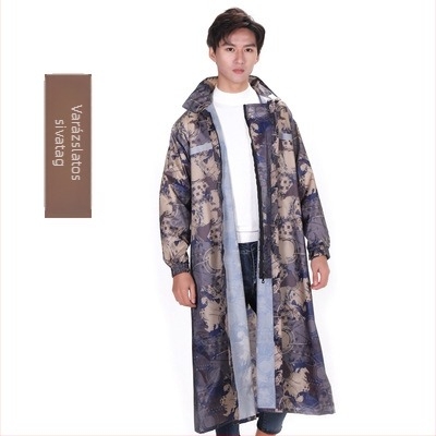 Egyrészes esőkabát túrázáshoz, poliészter taft anyag, 0,18 mm vastagság, PVC vízálló réteg, nyomtatott logó, testreszabás elérhető