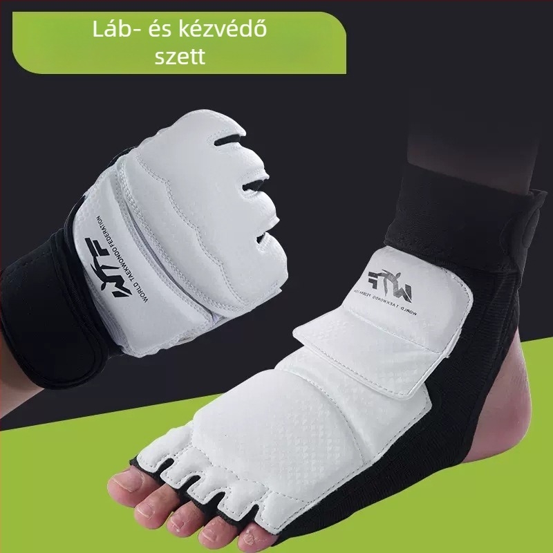 Boxkesztyű PU anyagból, vertikál stílusú, modell Kéz- és lábvédő, 0,5 kg, edzéshez harcművészetekhez (Taekwondo, Sanda)