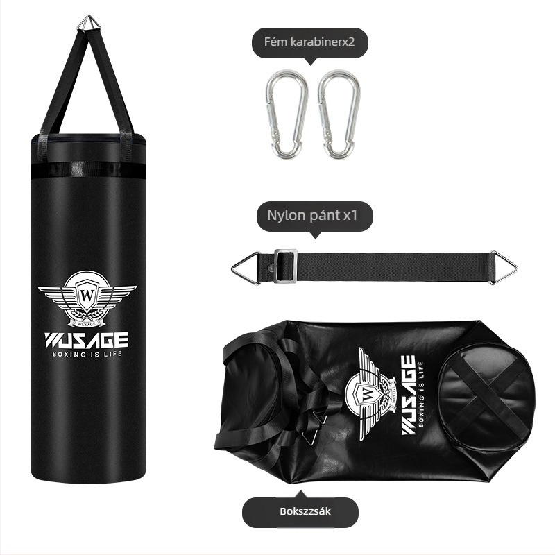 Boxzsák, PU anyag, függő típus, 600 g, modell WSR-246, márka Wusage/Sage