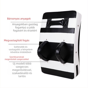 Taekwondo rúgó célpont görbült mellkasú, oldalsó és hátsó rúgásokhoz, PU anyag, hordozható, 1.5 kg