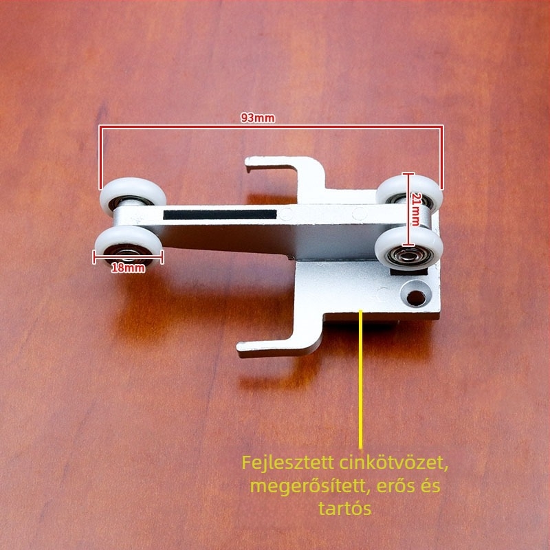 Összecsukható ajtó hardver – láthatatlan csúszó és kiemelhető rendszer, szúnyog- és lopás elleni, acél ablakhálózati kiegészítők görgővel