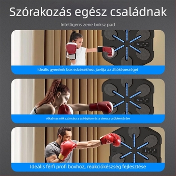 Intelligens otthoni zenés bokszedző gyerekeknek és felnőtteknek — falra szerelhető Taekwondo és Sanda célpont