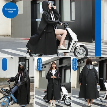Felnőtt esőponcho motorkerékpárhoz és elektromos járművekhez, 4 az 1-ben funkció, EVA anyag, 450 g, univerzális esőkabát-stílus