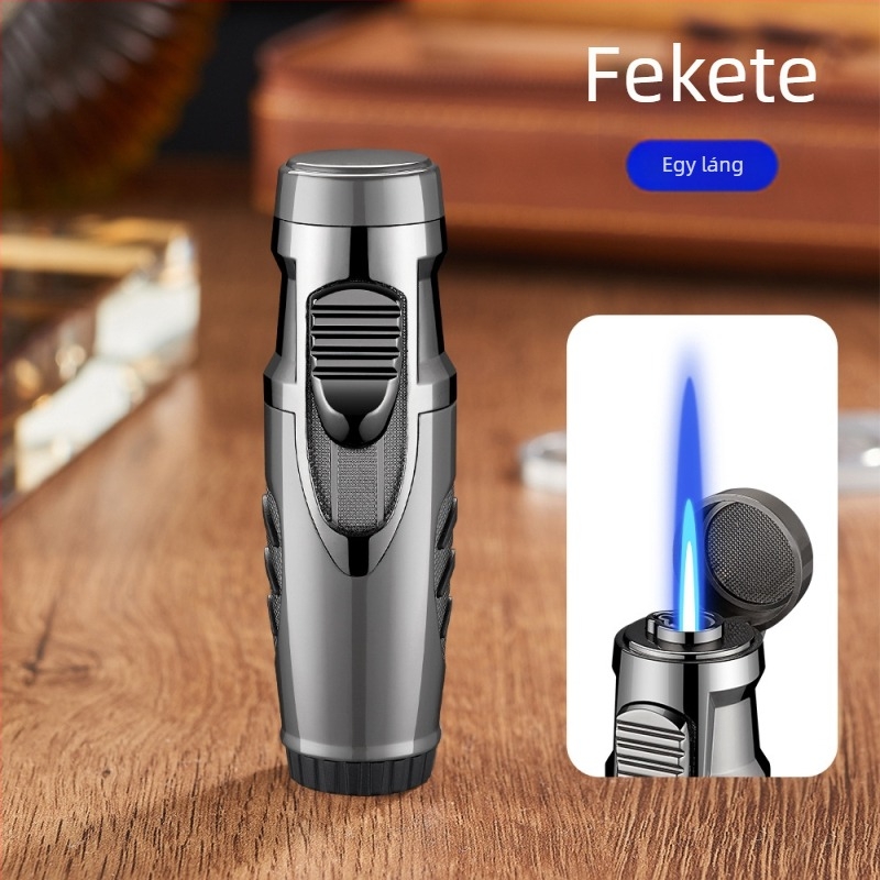 Butánszélvédett gyújtó, fémtest, állítható gázszelep