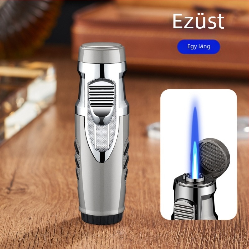 Butánszélvédett gyújtó, fémtest, állítható gázszelep