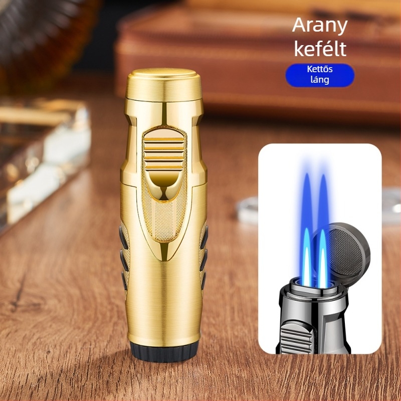 Butánszélvédett gyújtó, fémtest, állítható gázszelep