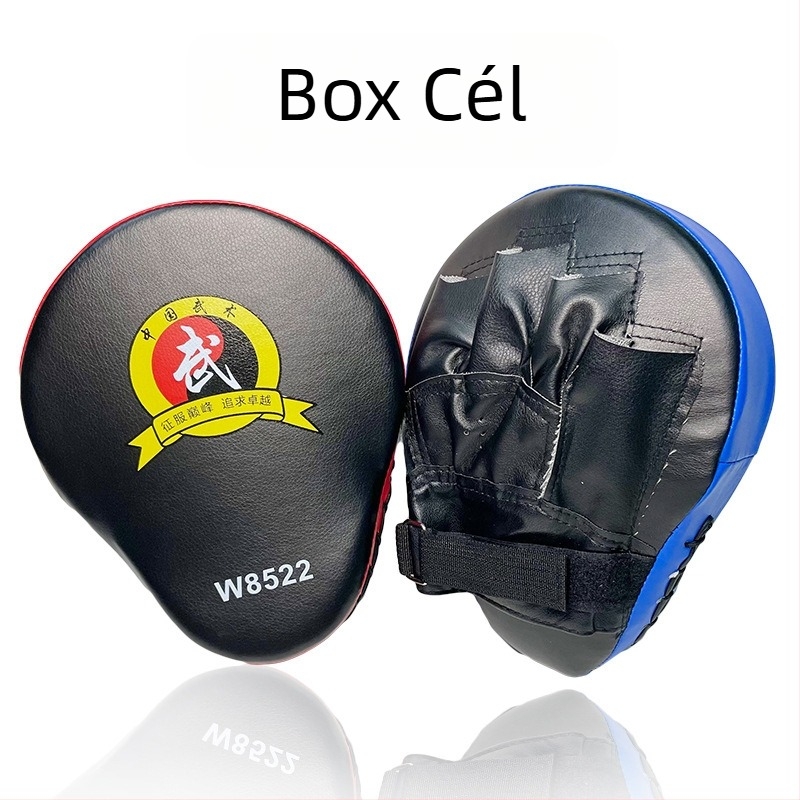 Ívelt Muay Thai kéz-target otthoni edzéshez – Taekwondo és Sanda edzéshez; modell HXSB-01, PU anyag, függőleges kialakítás, súly 0,85 kg