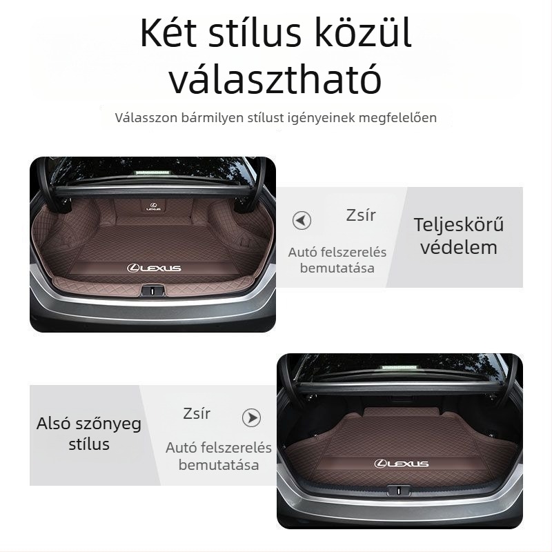 Lexus ES200/ES300h Csomagtartó körülvédő szegély - Stílus: Teljes körű, Használat: Exkluzív, Anyag: Egyéb