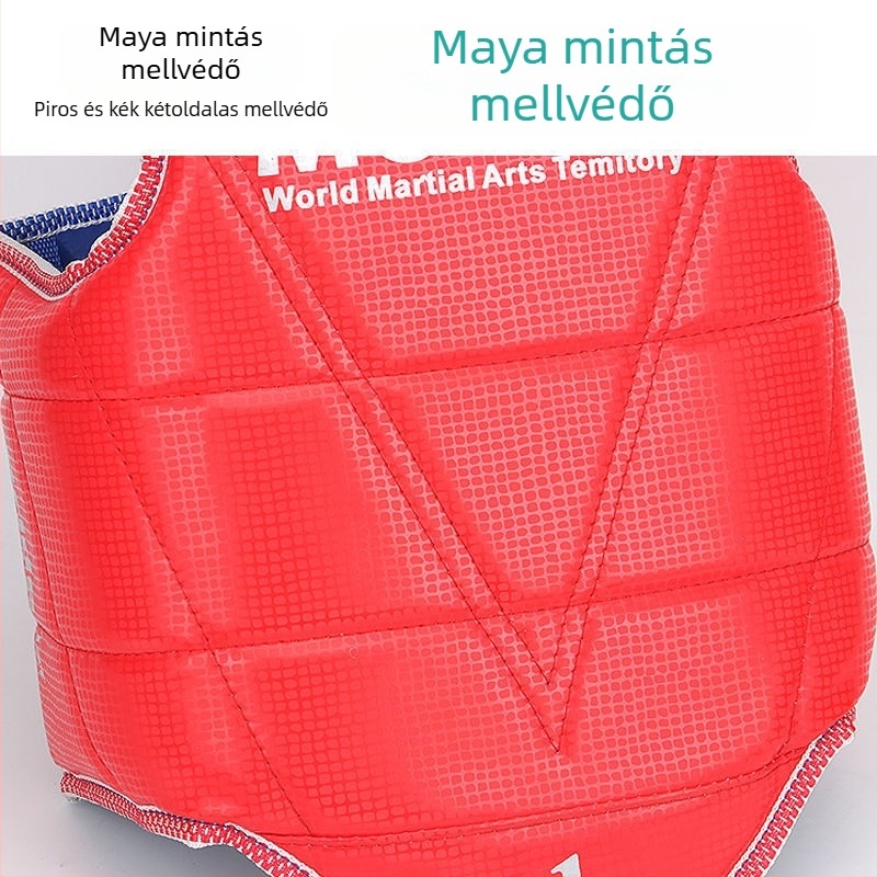 Taekwondo gyerekek mellvéd pántokkal
