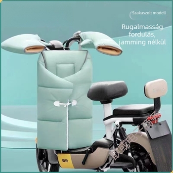 Szélálló takaró elektromos rollerhez, PVC anyag, téli használat, vízálló, melegítő hatás