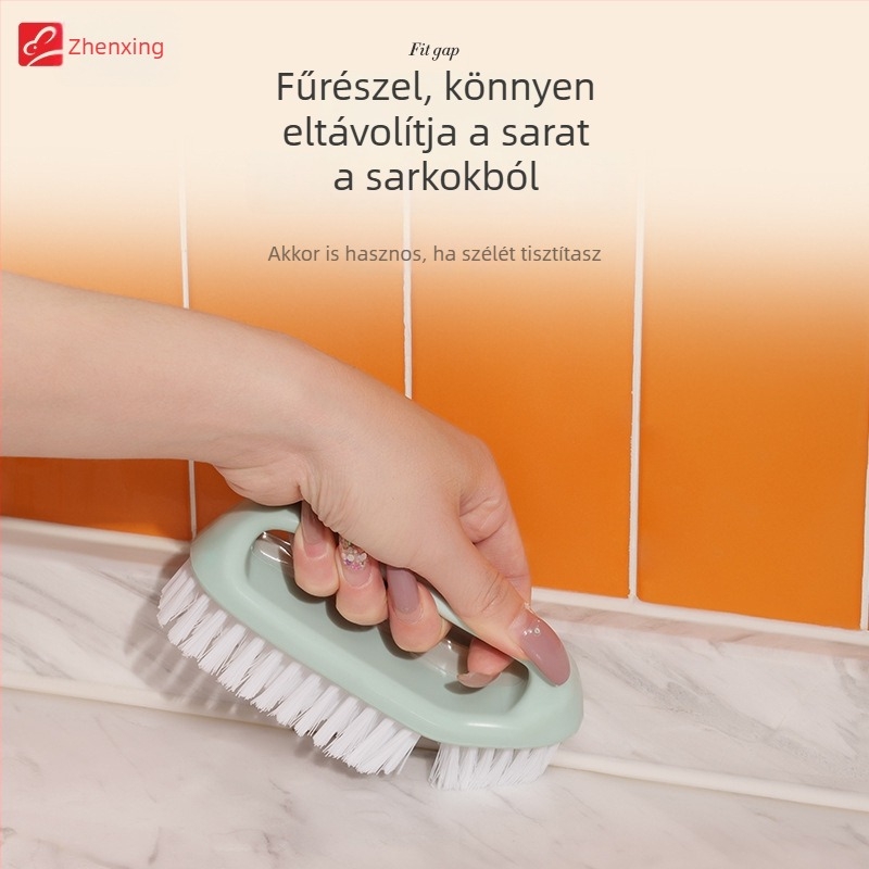 SA7747 Cipő- és ruhatisztító ecset – műanyag, multifunkcionális, kemény szálú