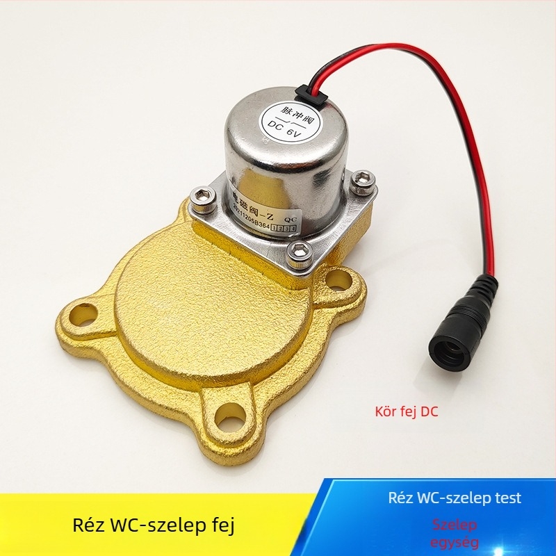 WC-szenzoros öblítő – elektromágneses szelep, diafragma és gumitömítés squat toalettéhez