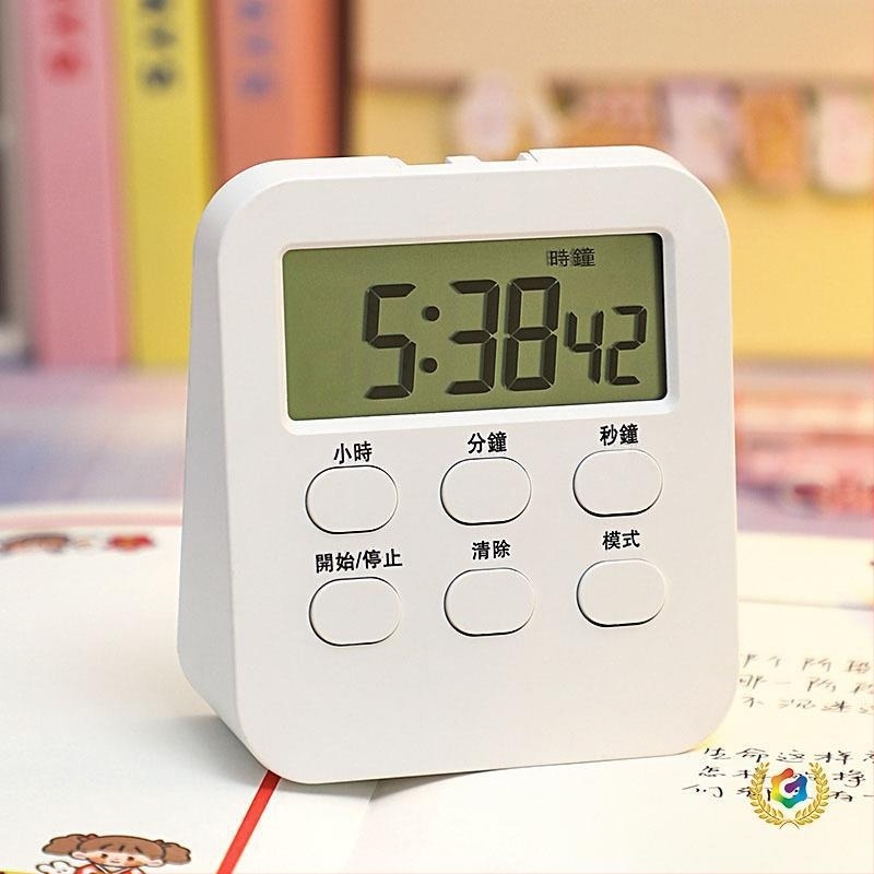 Elektronikus, többfunkciós időmérő tanuláshoz és a konyhához, LED-digitalis kijelzővel, gyémánt formájú burkolattal, ébresztő és kronográf funkcióval, logó testreszabása elérhető