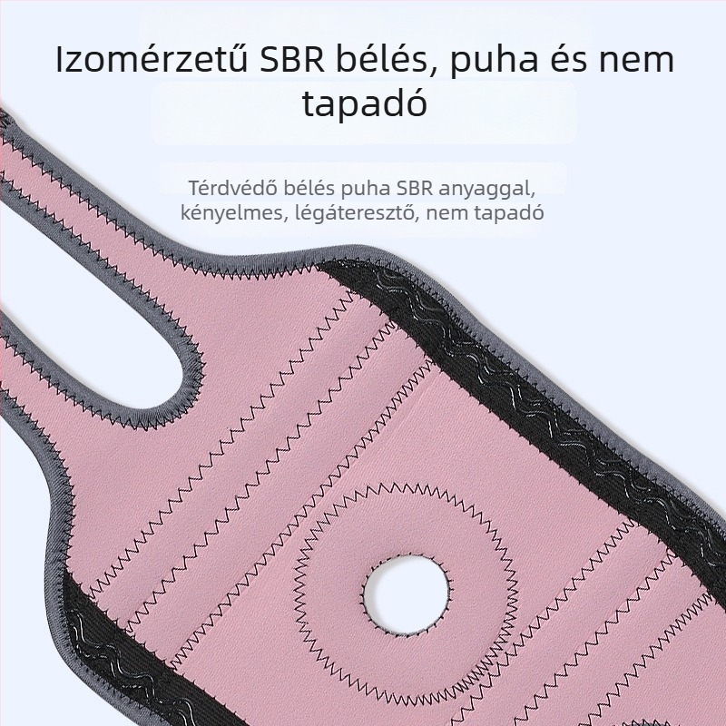 Állítható nyomású szilikon ütéscsillapító térdvédők, kosárlabdához, kerékpározáshoz és kültéri sportokhoz