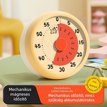 Gyerekeknek szánt mechanikus időmérő digitális kijelzővel, alumínium ötvözet burkolat, kronográf, kézi felhúzás