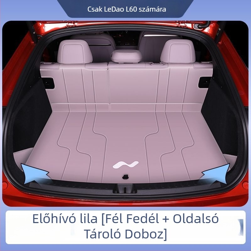 Ledao L60 Trunk Mat Surround Fordhoz, autó belső dekorációs kiegészítő, teljes körű stílus, testreszabás nélkül