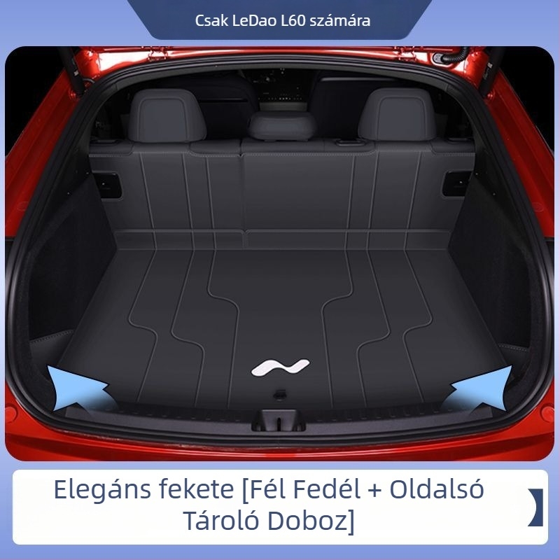 Ledao L60 Trunk Mat Surround Fordhoz, autó belső dekorációs kiegészítő, teljes körű stílus, testreszabás nélkül