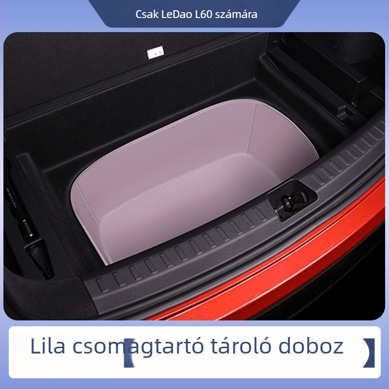 Ledao L60 Trunk Mat Surround Fordhoz, autó belső dekorációs kiegészítő, teljes körű stílus, testreszabás nélkül