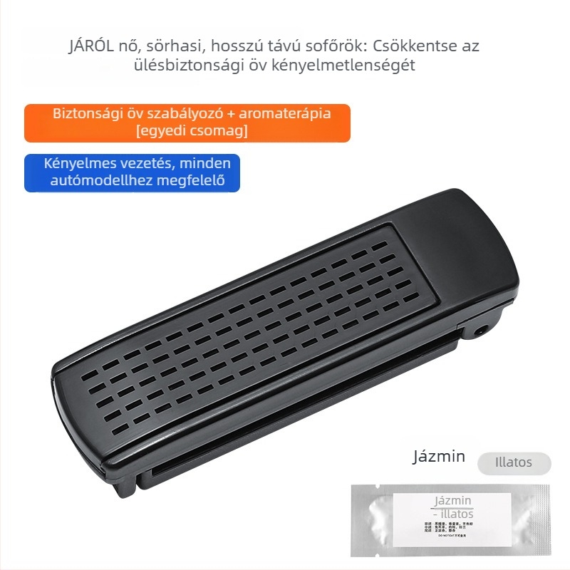Autó biztonsági öv klip terhes nők számára, állítható elasztikus résszel, Modell 020, műanyag, Tumbler márka