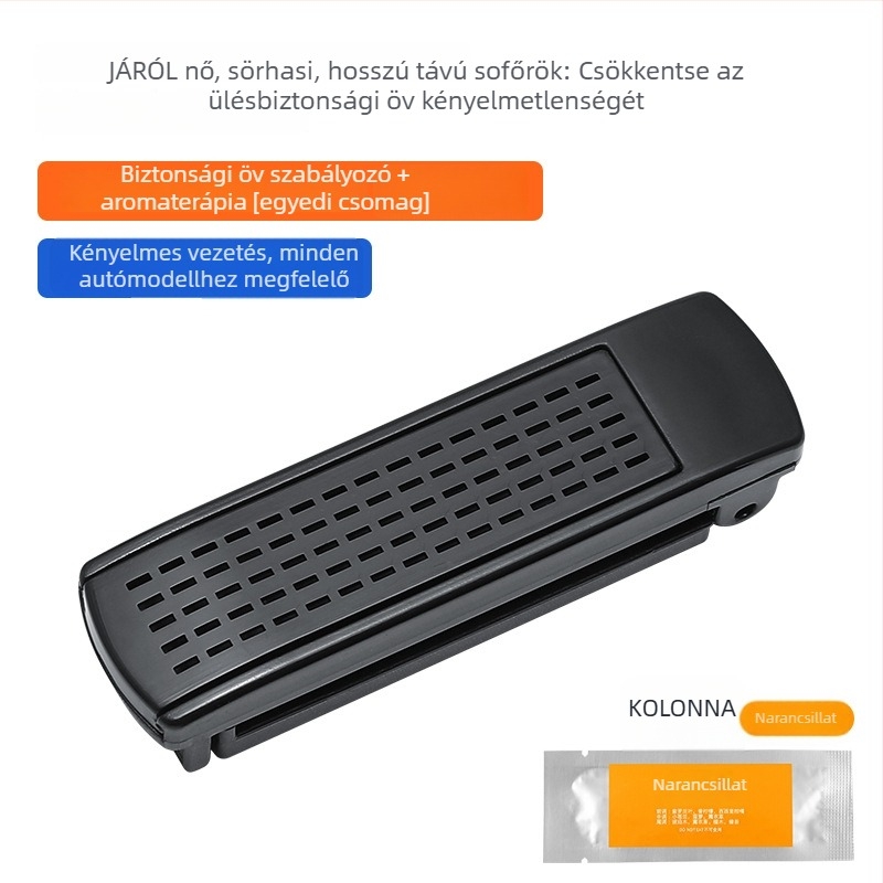 Autó biztonsági öv klip terhes nők számára, állítható elasztikus résszel, Modell 020, műanyag, Tumbler márka