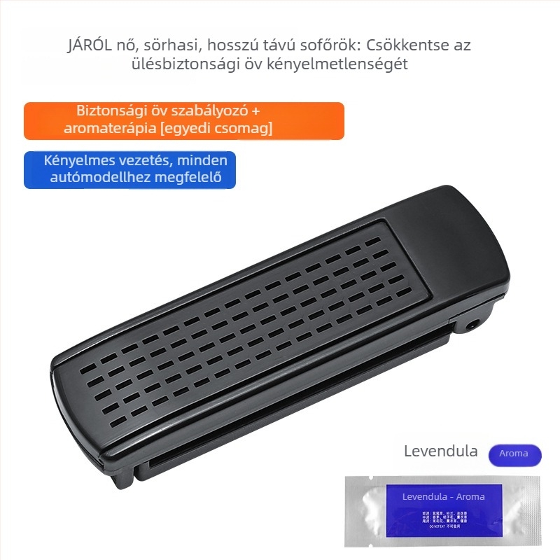 Autó biztonsági öv klip terhes nők számára, állítható elasztikus résszel, Modell 020, műanyag, Tumbler márka