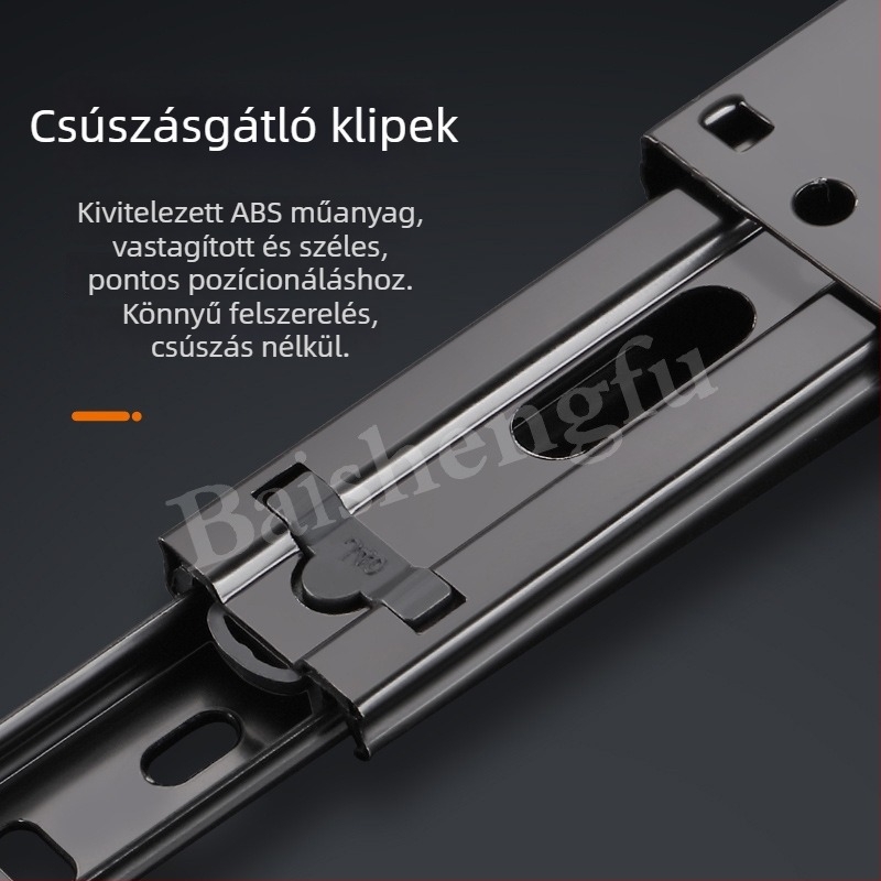 Fiókcsúszka sín, hidegen hengerelt acélból, elektroporcelán bevonat, Bai shengfu, könnyű luxus stílus