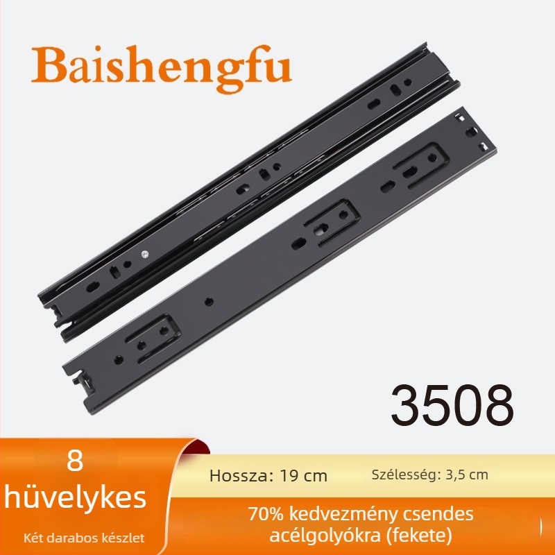 Fiókcsúszka sín, hidegen hengerelt acélból, elektroporcelán bevonat, Bai shengfu, könnyű luxus stílus