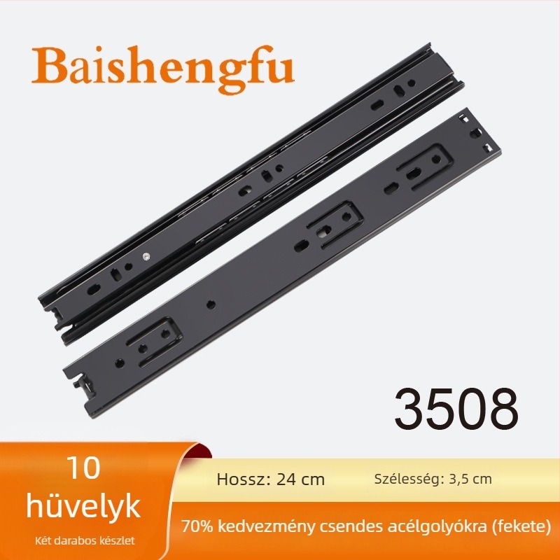 Fiókcsúszka sín, hidegen hengerelt acélból, elektroporcelán bevonat, Bai shengfu, könnyű luxus stílus