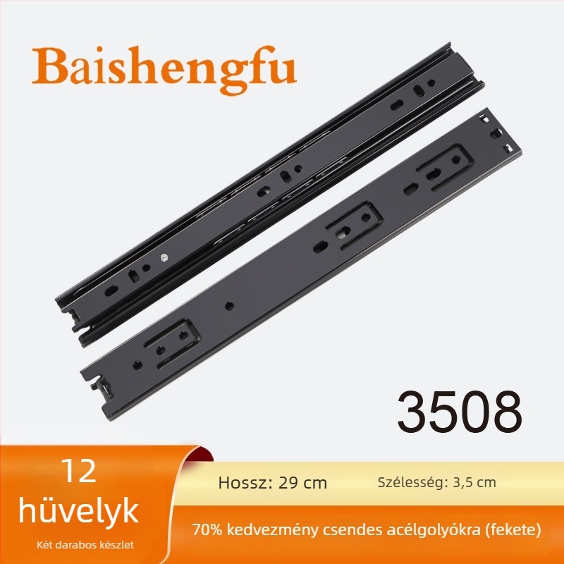 Fiókcsúszka sín, hidegen hengerelt acélból, elektroporcelán bevonat, Bai shengfu, könnyű luxus stílus