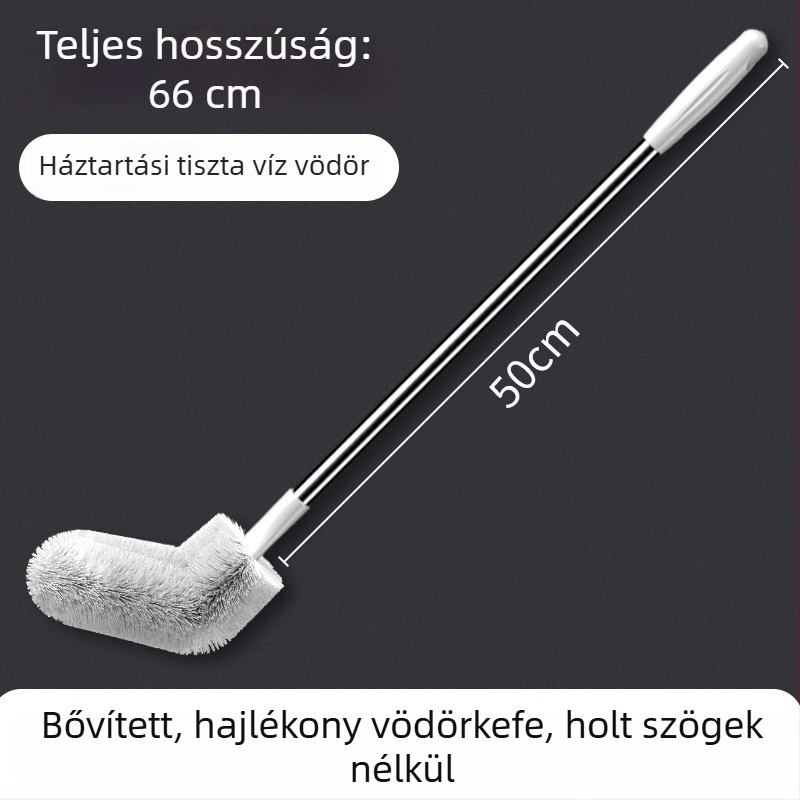 Vödörtisztító kefé palackozott és ásványvíz adagolóhoz, 360° hosszú nyéllel