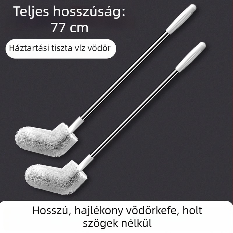 Vödörtisztító kefé palackozott és ásványvíz adagolóhoz, 360° hosszú nyéllel