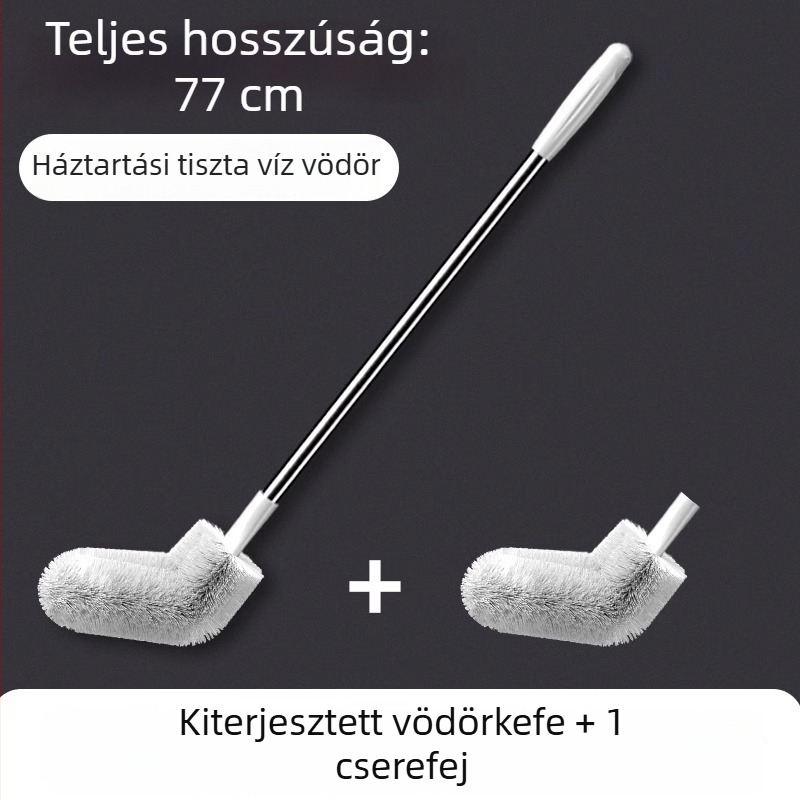 Vödörtisztító kefé palackozott és ásványvíz adagolóhoz, 360° hosszú nyéllel