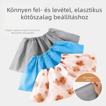 Eldobható nem szövött cipővédők, vastított kivitel, beltéri használatra, csúszásmentes