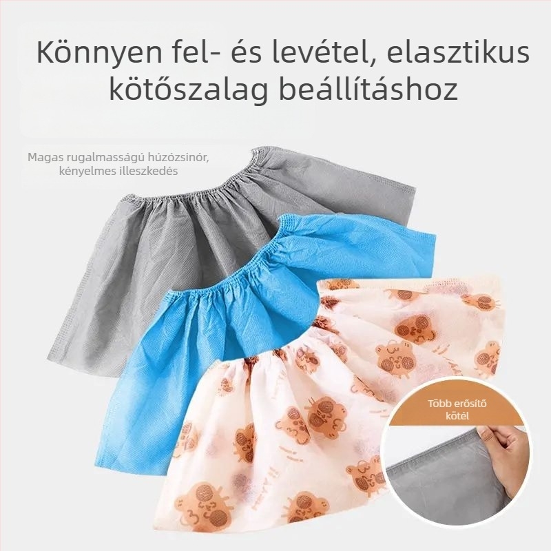 Eldobható nem szövött cipővédők, vastított kivitel, beltéri használatra, csúszásmentes