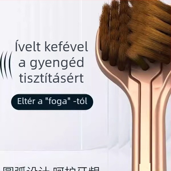 Háromoldalú fogkefe lágy sörtékkel felnőtteknek, 3D tisztítás holt zugok nélkül, modell 029, otthoni használatra