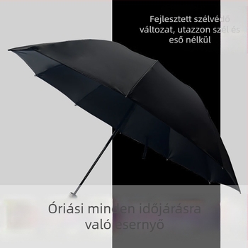 Üzleti stílusú esernyő 10 acél bordával, megerősített, vastagított konstrukció, automatikus nyitás, szélálló, logónyomtatás