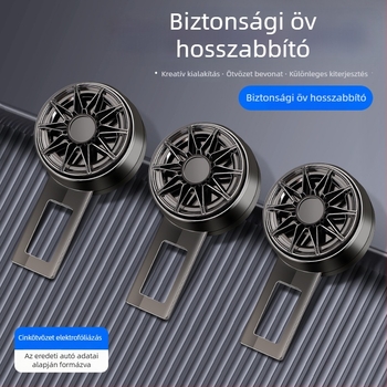 Ötvözetből készült hosszabbító övcsatlakozó autóhoz, hátsó üléshez (Márka: Shunqi; Ötvözet; Hátsó ülés; Csat)