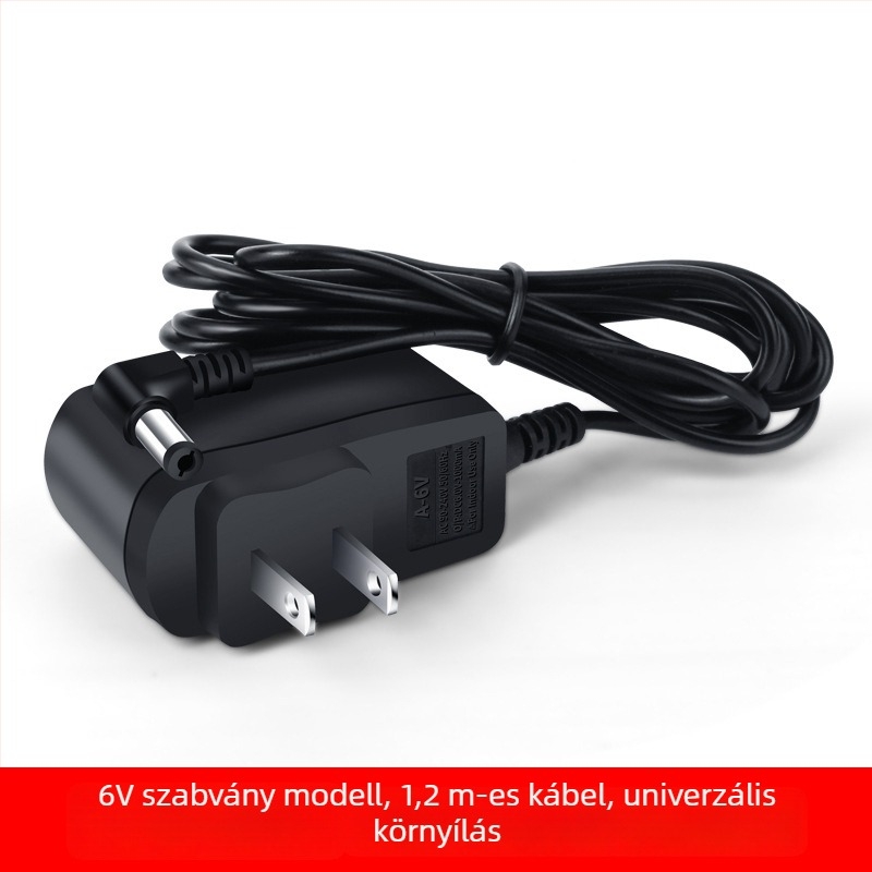 Kerek lyukú digitális Mérlegekhez való töltő LED-indikátorral, bemenet DC12-24V, kimenet DC6-12V, KC tanúsítvány, Sorozat: Digitális mérlegek töltője